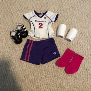 American girl soccer outfit